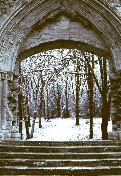 Snow Arch, Cambridge, England