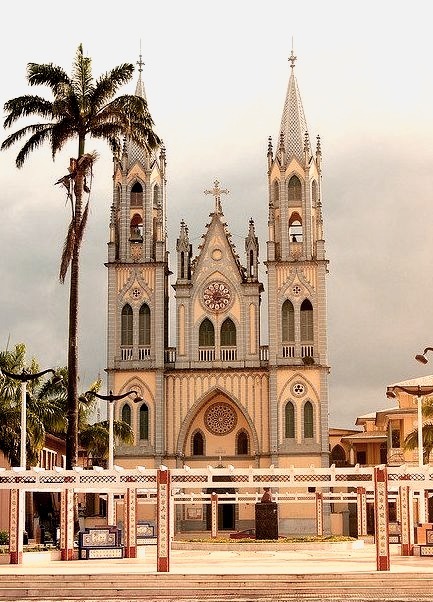 by John & Mel Kots on Flickr.Beautiful old colonial cathedral in Malabo, Equatorial Guinea.