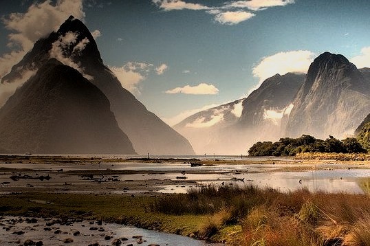 by Kenny Muir on Flickr.Windy afternoon in Milford Sound, New Zealand.