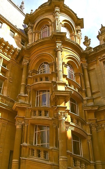 Architectural details at Waddesdon Manor, Buckinghamshire, England