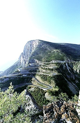 Mountain pass in Serra da Leba, Lubango, Angola