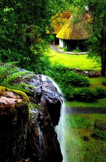 Kilfane Glen in Kilkenny County, Ireland