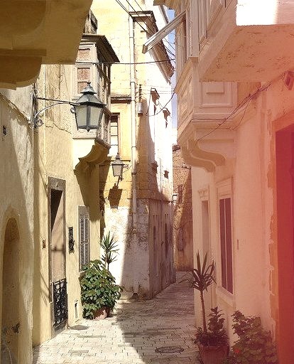 The quiet alleys of Rabat, Gozo Island, Malta