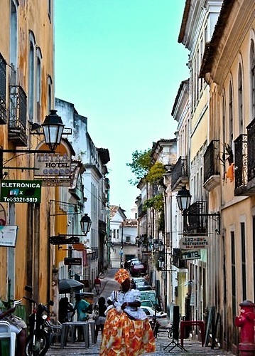 Pelourinho district in Salvador, Bahia / Brazil